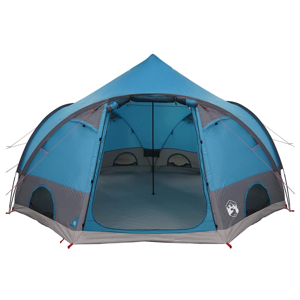 vidaXL Dome Tent 4-Person 4-Person Blue 185T Polyester with PU Coating - 505 x 450 x 248 cm