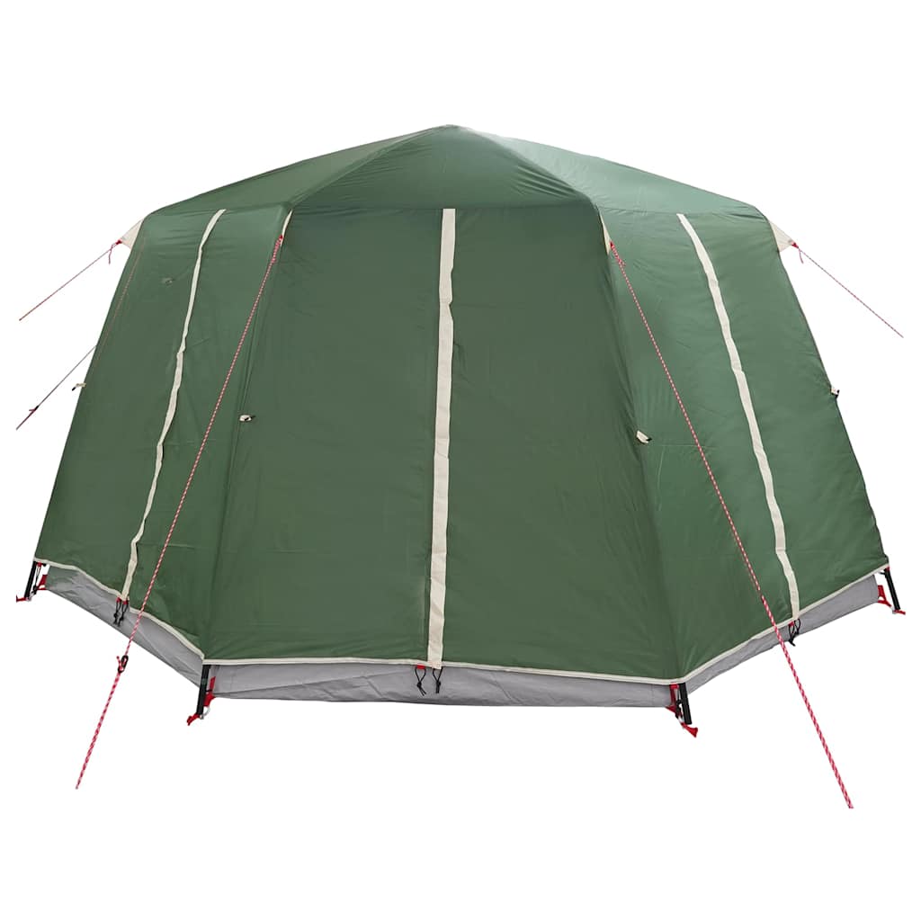 vidaXL Cabin Tent 6-Person with Roof Green 425 x 396 x 222 cm
