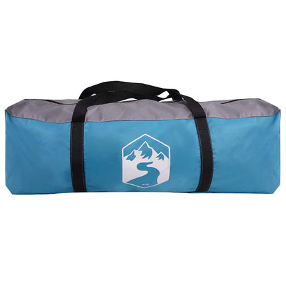 vidaXL Cabin Tent 6-Person with Roof Blue 425 x 396 x 222 cm