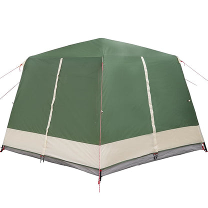 vidaXL Cabin Tent 7-Person 7-Person Green - 400 x 350 x 212 cm