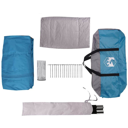 vidaXL Cabin Tent 7-Person 7-Person Blue - 400 x 350 x 212 cm