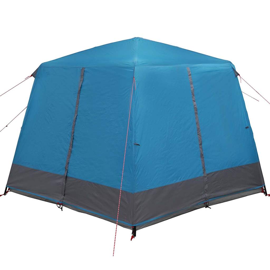 vidaXL Cabin Tent 5-Person with Roof Blue and Grey 333 x 317 x 194 cm