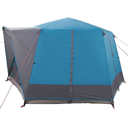 vidaXL Cabin Tent 5-Person with Roof Blue and Grey 333 x 317 x 194 cm