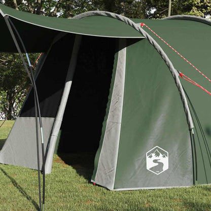 vidaXL Tunnel Tent 4-Person 4-Person Green and White - 740 x 370 x 220 cm