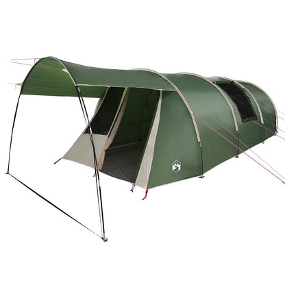 vidaXL Tunnel Tent 4-Person 4-Person Green and White - 740 x 370 x 220 cm
