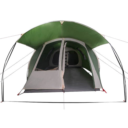 vidaXL Tunnel Tent 4-Person 4-Person Green and White - 740 x 370 x 220 cm