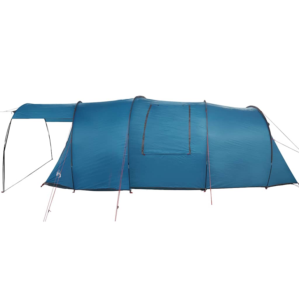 vidaXL Tunnel Tent 4-Person 4-Person Blue and Grey - 740 x 370 x 220 cm