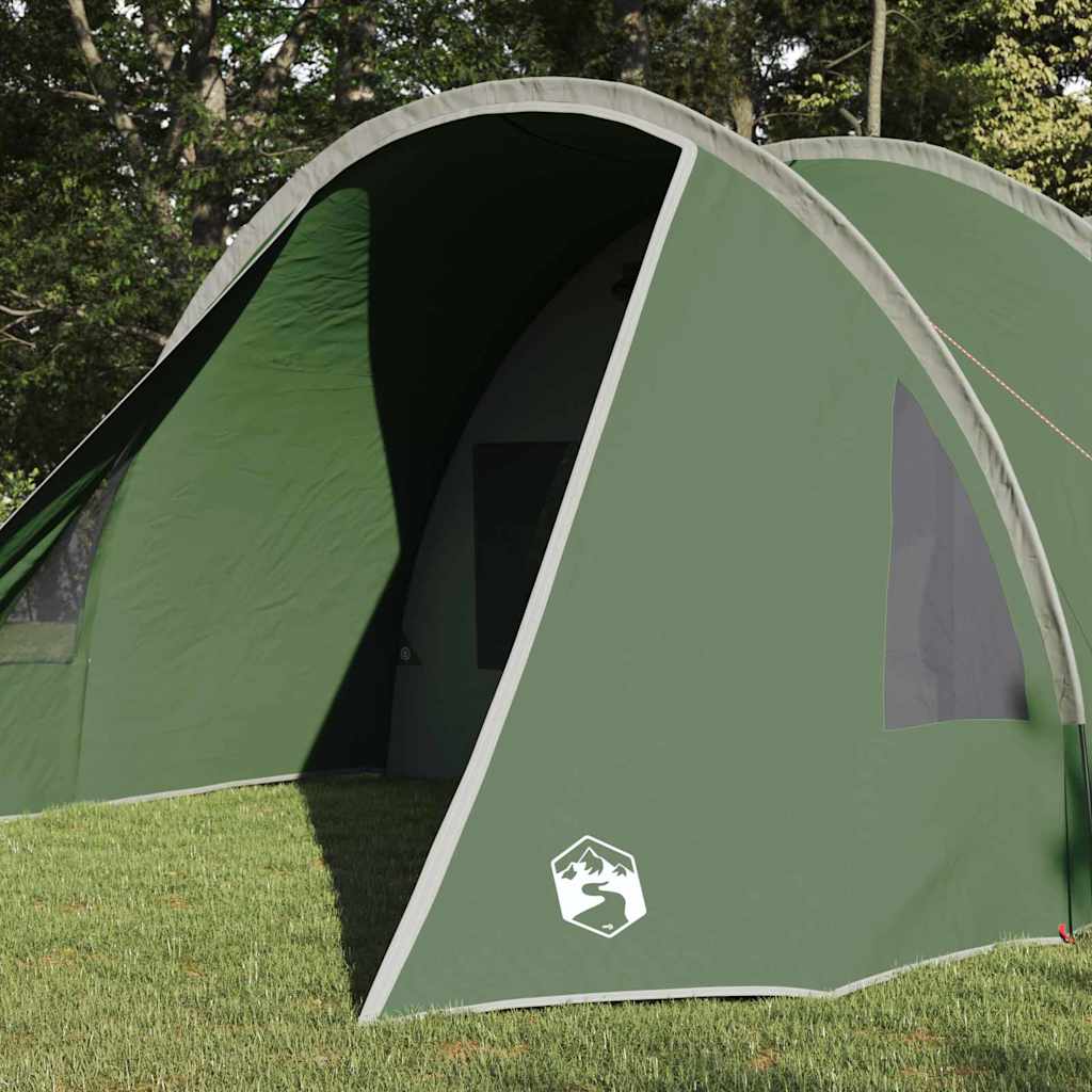 vidaXL Tunnel Tent 4-Person 4-Person Green and White - 778 x 356 x 210 cm
