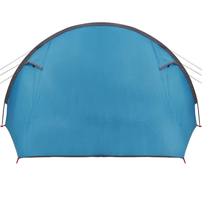 vidaXL Tunnel Tent 4-Person 4-Person Blue and Grey - 778 x 356 x 210 cm