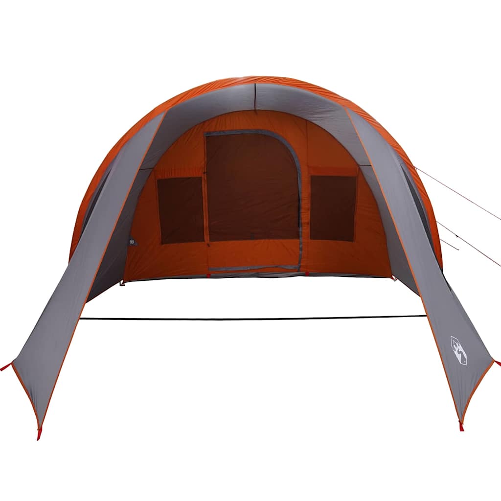 vidaXL Tunnel Tent 4-Person 4-Person Grey and Orange - 778 x 356 x 210 cm