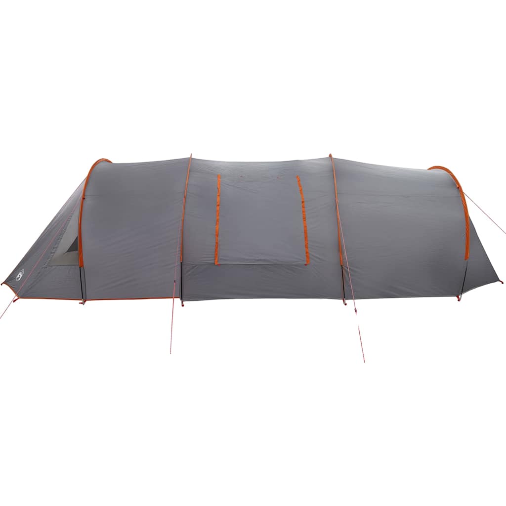vidaXL Tunnel Tent 4-Person 4-Person Grey and Orange - 778 x 356 x 210 cm