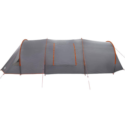 vidaXL Tunnel Tent 4-Person 4-Person Grey and Orange - 778 x 356 x 210 cm