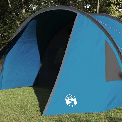 vidaXL Tunnel Tent 5-Person 5-Person Blue and Grey - 805 x 405 x 211 cm