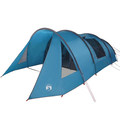 vidaXL Tunnel Tent 5-Person 5-Person Blue and Grey - 805 x 405 x 211 cm