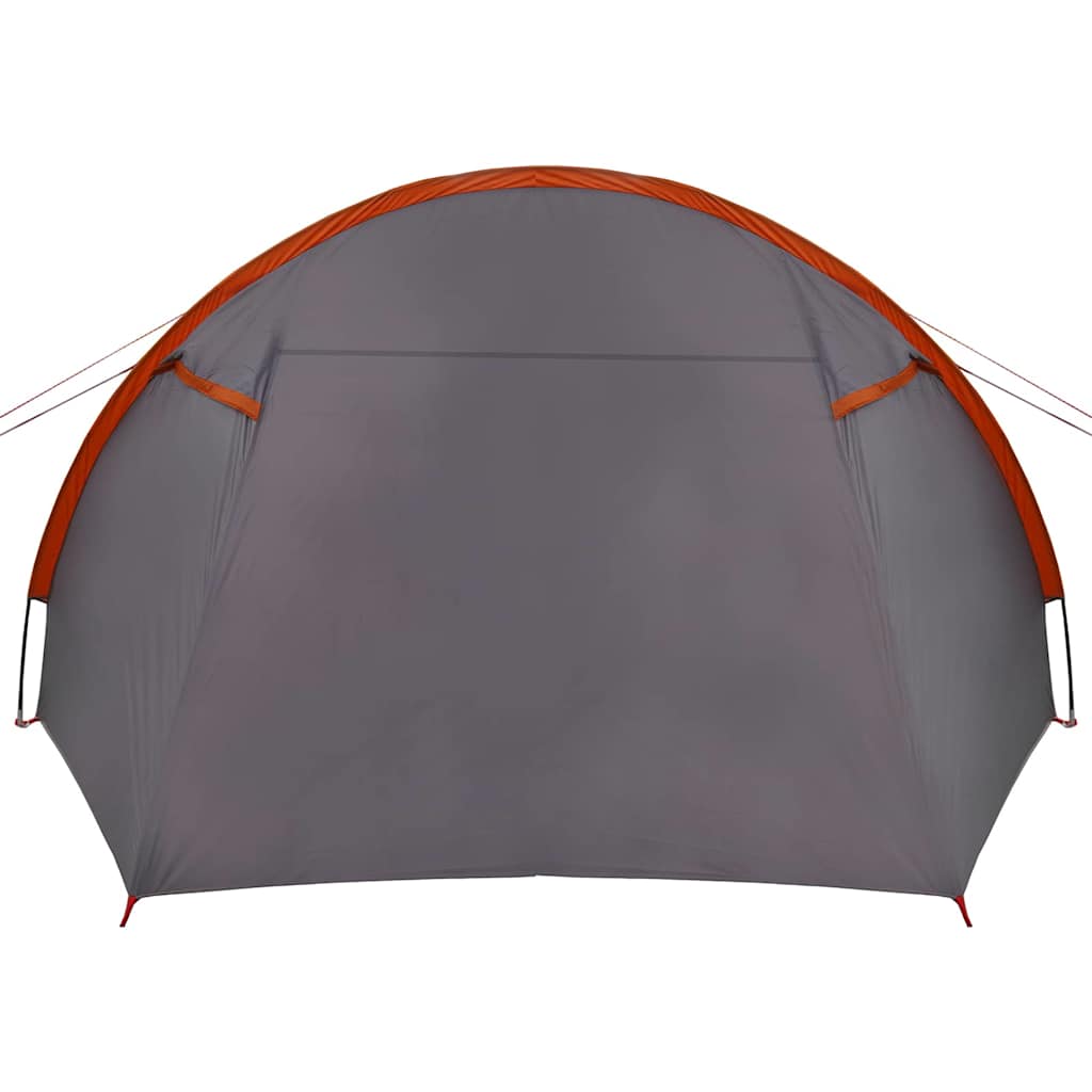 vidaXL Tunnel Tent 5-Person 5-Person Grey and Orange - 805 x 405 x 211 cm