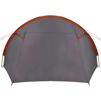 vidaXL Tunnel Tent 5-Person 5-Person Grey and Orange - 805 x 405 x 211 cm