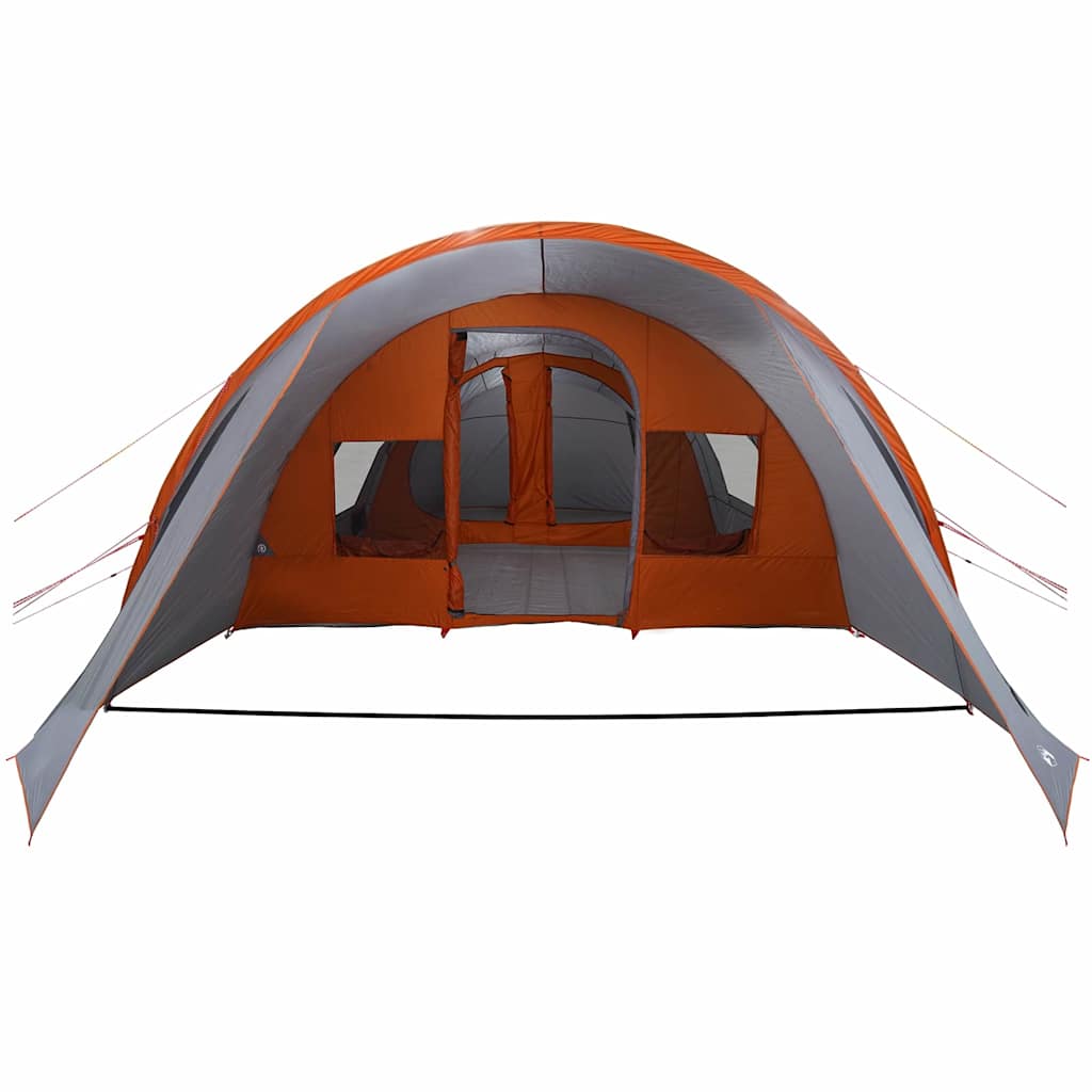 vidaXL Tunnel Tent 5-Person 5-Person Grey and Orange - 805 x 405 x 211 cm