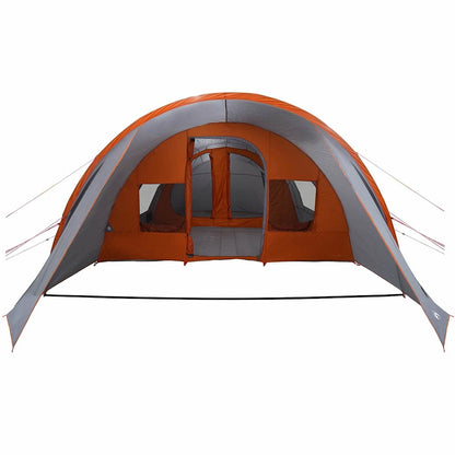 vidaXL Tunnel Tent 5-Person 5-Person Grey and Orange - 805 x 405 x 211 cm