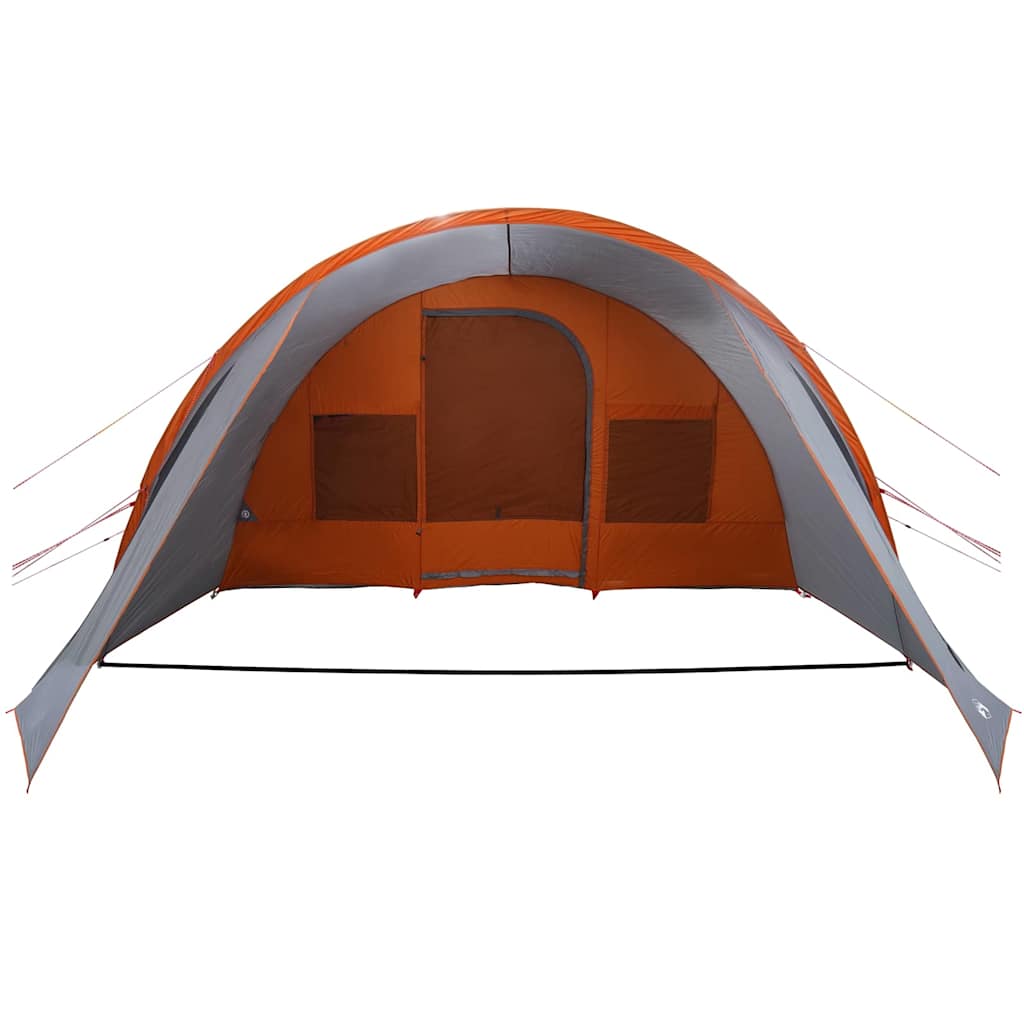 vidaXL Tunnel Tent 5-Person 5-Person Grey and Orange - 805 x 405 x 211 cm