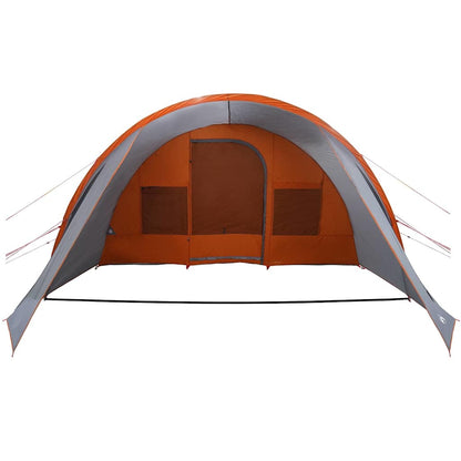 vidaXL Tunnel Tent 5-Person 5-Person Grey and Orange - 805 x 405 x 211 cm