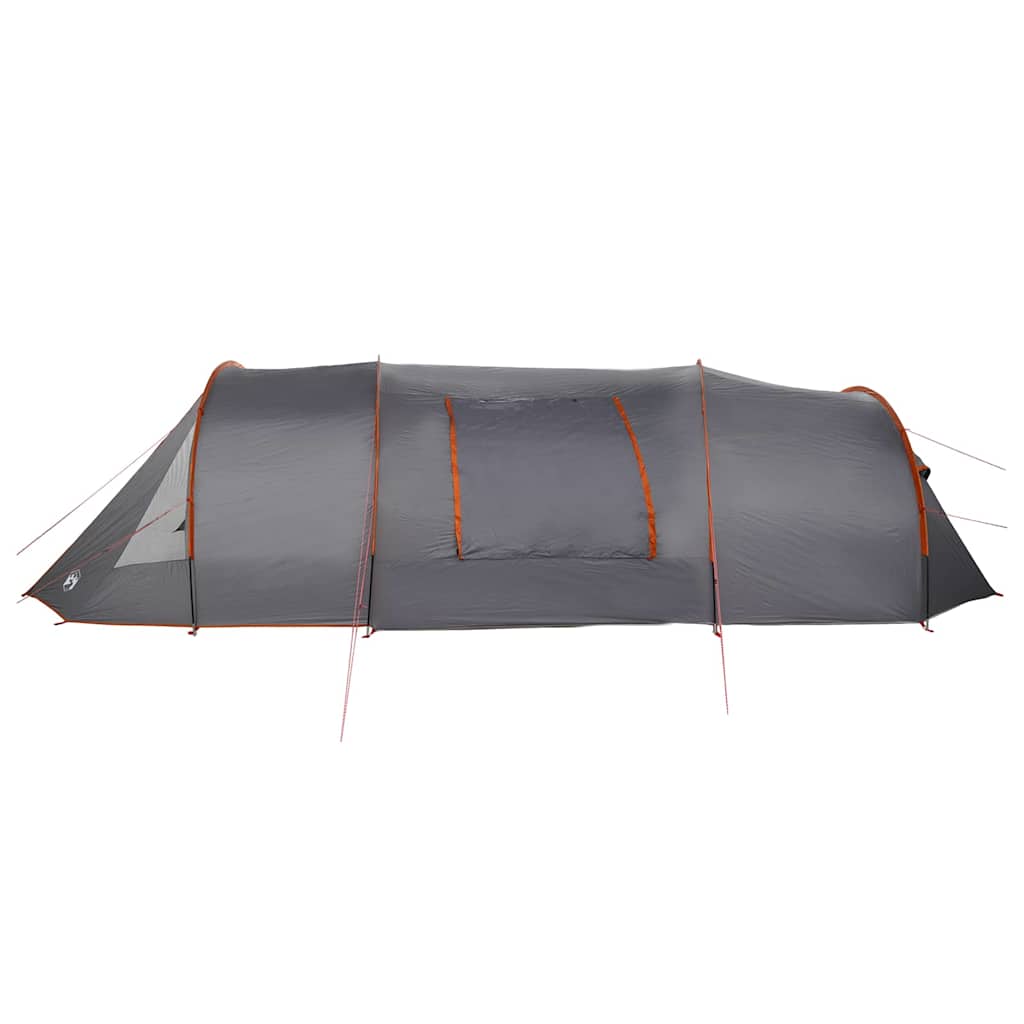 vidaXL Tunnel Tent 5-Person 5-Person Grey and Orange - 805 x 405 x 211 cm