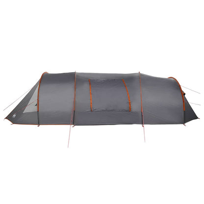vidaXL Tunnel Tent 5-Person 5-Person Grey and Orange - 805 x 405 x 211 cm