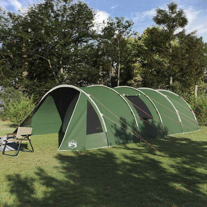 vidaXL Tunnel Tent 6-Person 6-Person Green and White - 890 x 470 x 220 cm