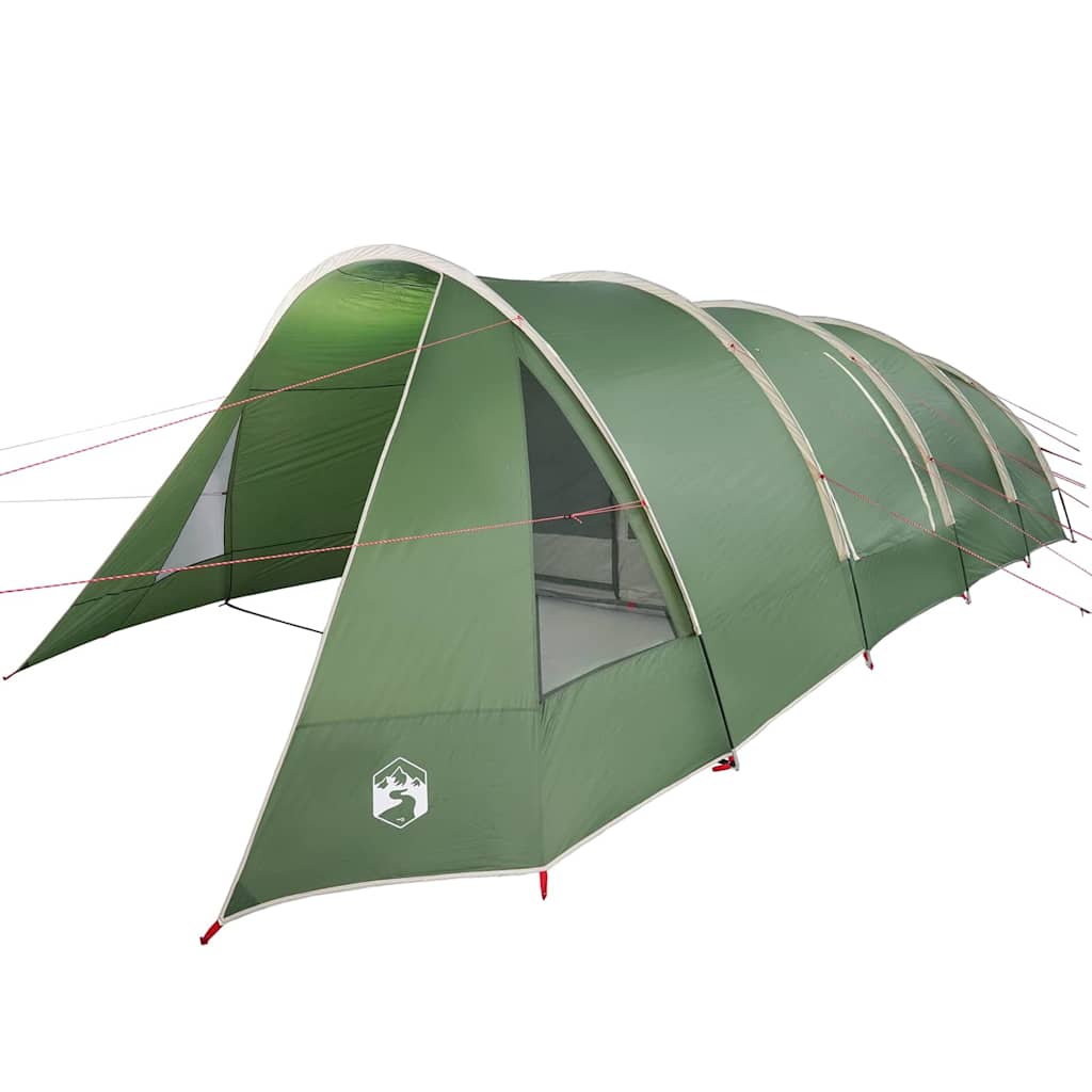 vidaXL Tunnel Tent 6-Person 6-Person Green and White - 890 x 470 x 220 cm