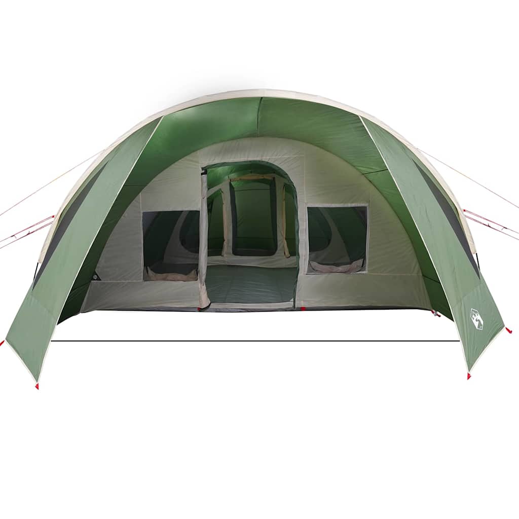 vidaXL Tunnel Tent 6-Person 6-Person Green and White - 890 x 470 x 220 cm