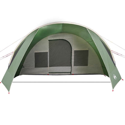 vidaXL Tunnel Tent 6-Person 6-Person Green and White - 890 x 470 x 220 cm