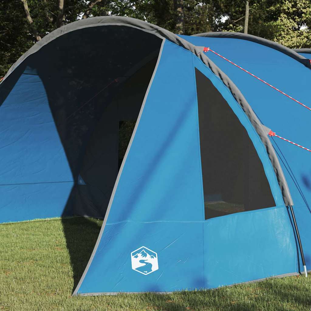 vidaXL Tunnel Tent 6-Person 6-Person Blue and Grey - 890 x 470 x 220 cm