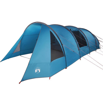 vidaXL Tunnel Tent 6-Person 6-Person Blue and Grey - 890 x 470 x 220 cm