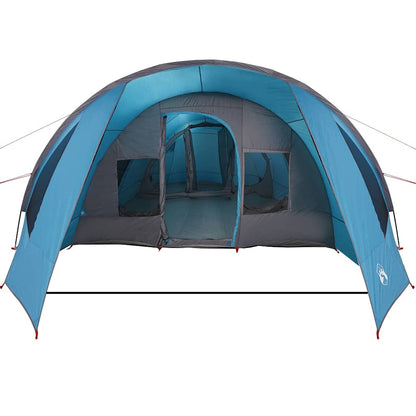 vidaXL Tunnel Tent 6-Person 6-Person Blue and Grey - 890 x 470 x 220 cm