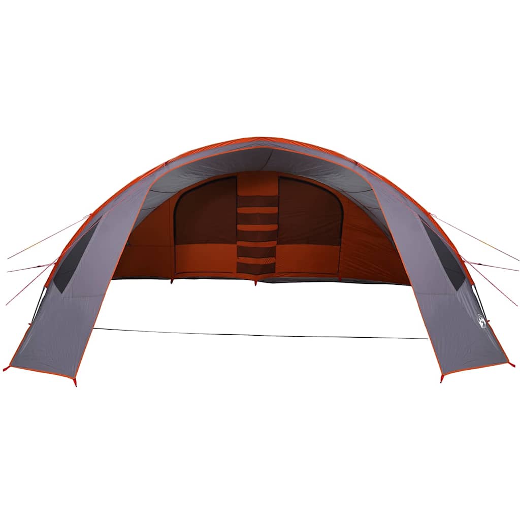 vidaXL Tunnel Tent 6-Person 6-Person Grey and Orange - 700 x 590 x 215 cm
