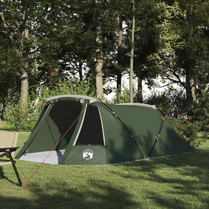 vidaXL Tunnel Tent 3-Person 3-Person Green and White - 328 x 228 x 115 cm