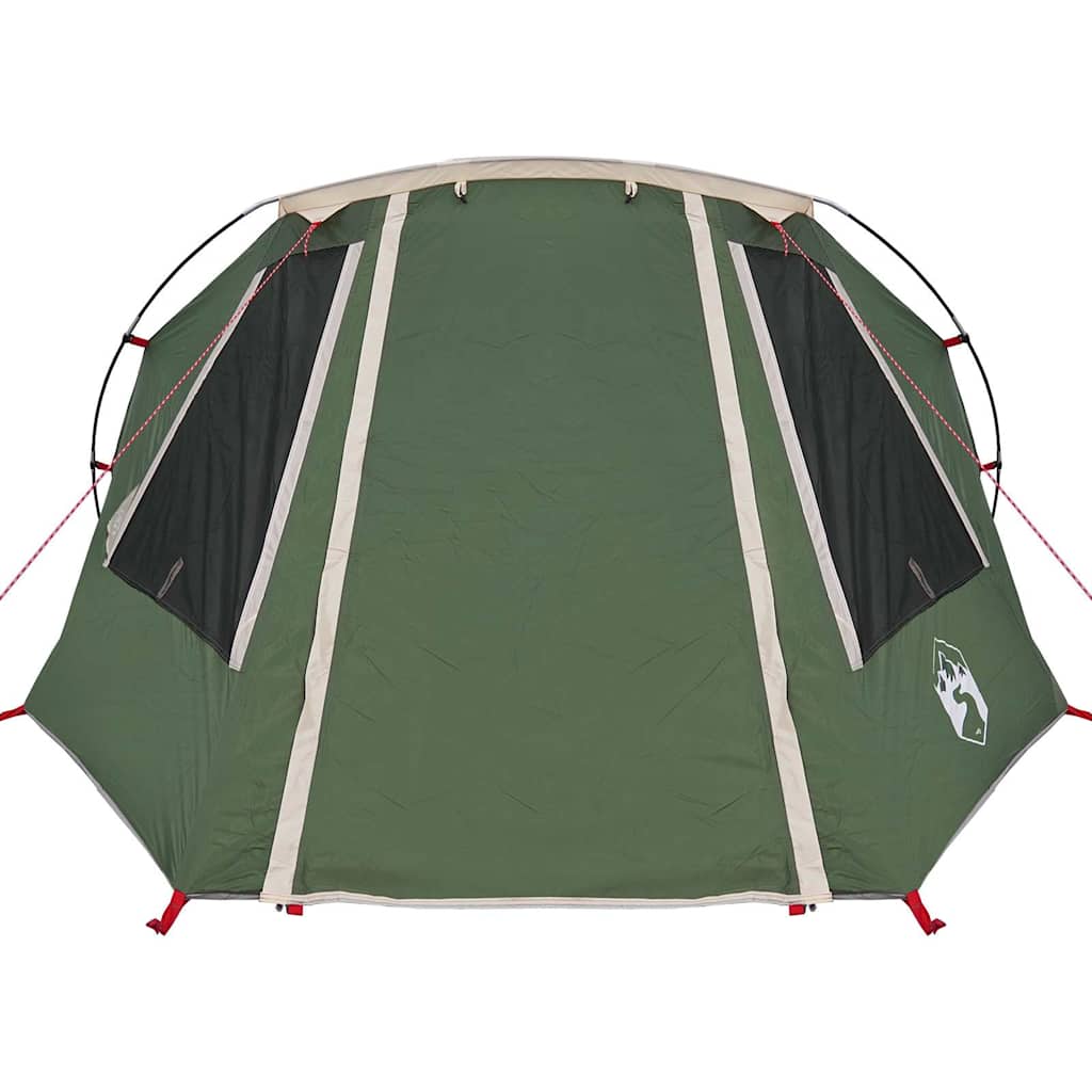 vidaXL Tunnel Tent 3-Person 3-Person Green and White - 328 x 228 x 115 cm