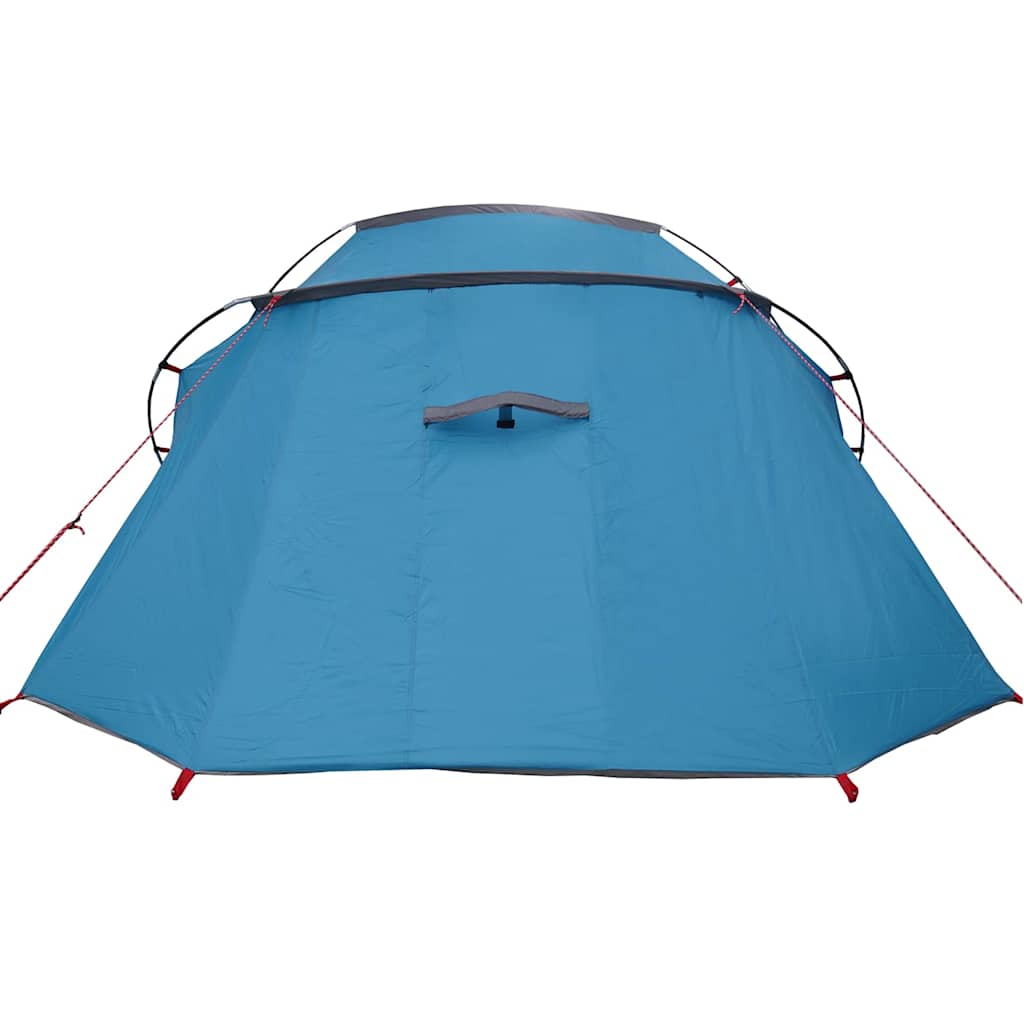 vidaXL Tunnel Tent 3-Person 3-Person Blue and Grey - 328 x 228 x 115 cm