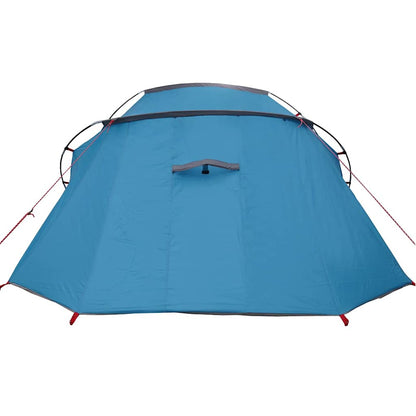 vidaXL Tunnel Tent 3-Person 3-Person Blue and Grey - 328 x 228 x 115 cm