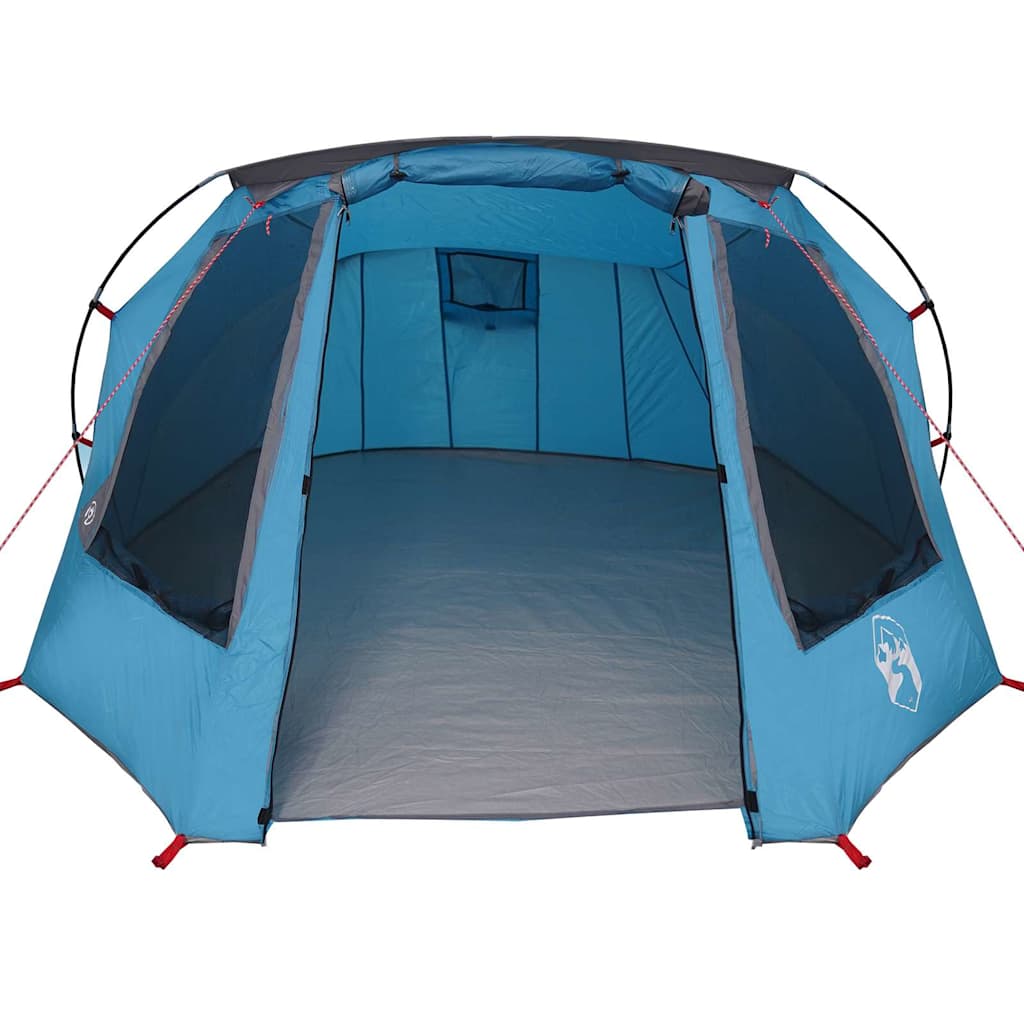 vidaXL Tunnel Tent 3-Person 3-Person Blue and Grey - 328 x 228 x 115 cm