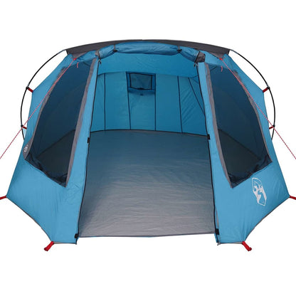 vidaXL Tunnel Tent 3-Person 3-Person Blue and Grey - 328 x 228 x 115 cm