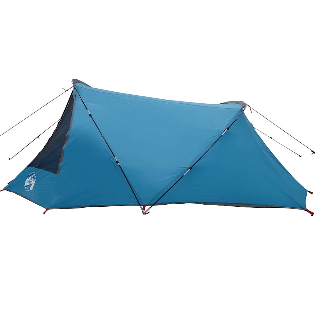 vidaXL Tunnel Tent 3-Person 3-Person Blue and Grey - 328 x 228 x 115 cm