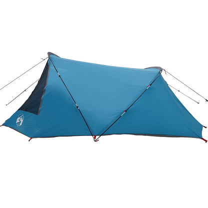 vidaXL Tunnel Tent 3-Person 3-Person Blue and Grey - 328 x 228 x 115 cm