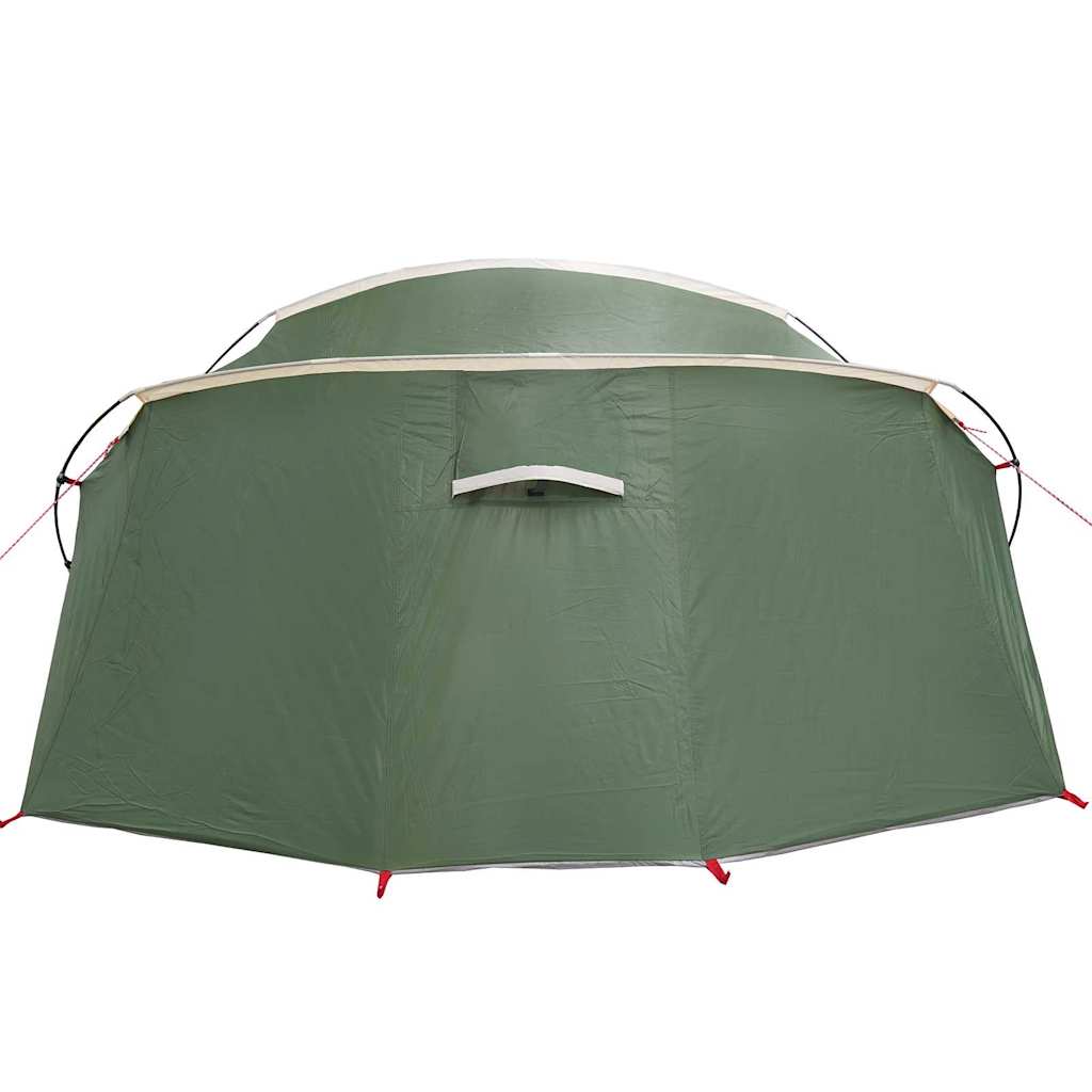 vidaXL Tunnel Tent 4-Person 4-Person Green and White - 318 x 275 x 140 cm
