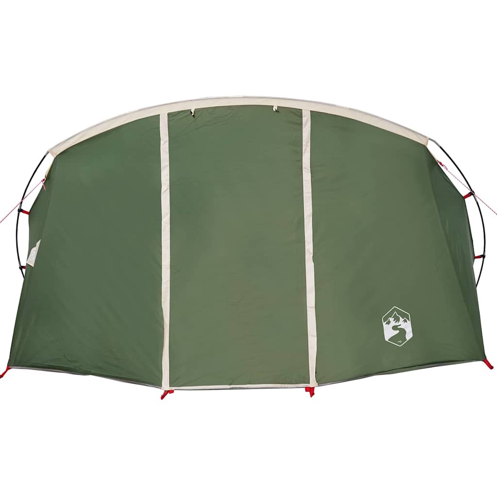 vidaXL Tunnel Tent 4-Person 4-Person Green and White - 318 x 275 x 140 cm