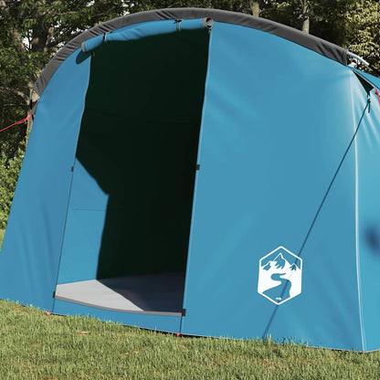 vidaXL Tunnel Tent 4-Person 4-Person Blue and Grey - 318 x 275 x 140 cm