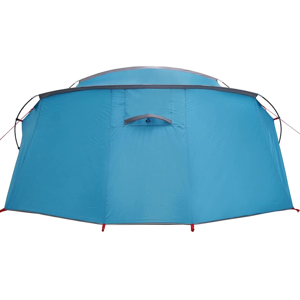 vidaXL Tunnel Tent 4-Person 4-Person Blue and Grey - 318 x 275 x 140 cm