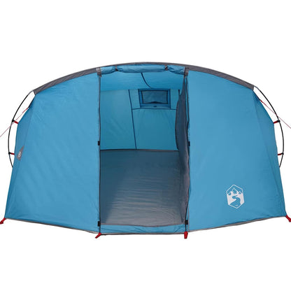 vidaXL Tunnel Tent 4-Person 4-Person Blue and Grey - 318 x 275 x 140 cm