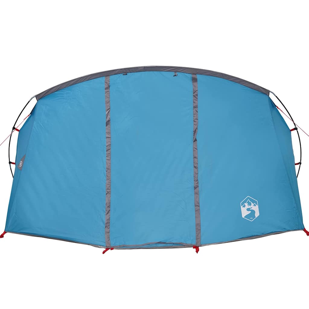 vidaXL Tunnel Tent 4-Person 4-Person Blue and Grey - 318 x 275 x 140 cm