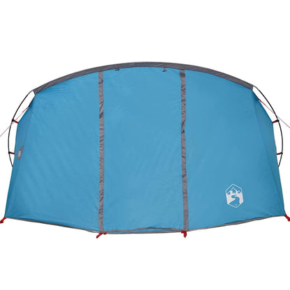 vidaXL Tunnel Tent 4-Person 4-Person Blue and Grey - 318 x 275 x 140 cm