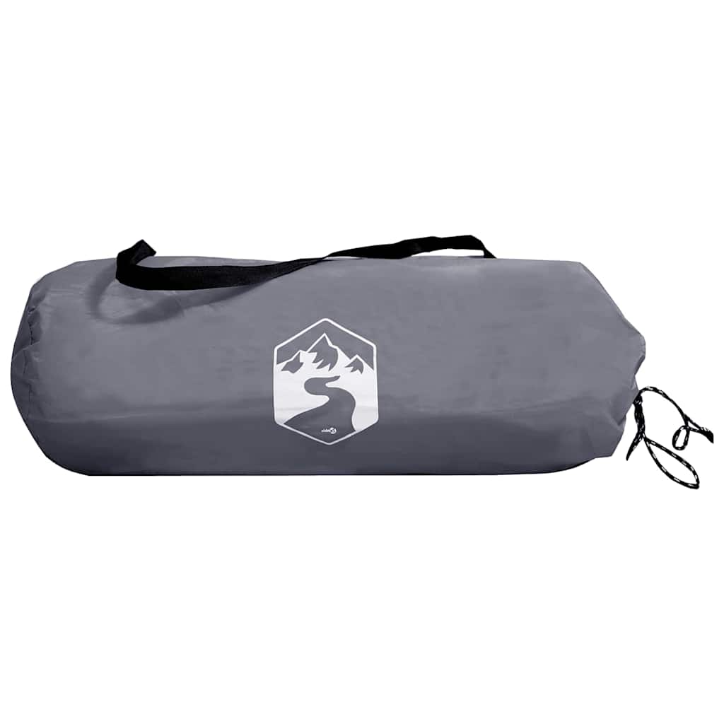 vidaXL Tunnel Tent 4-Person 4-Person Grey and Orange - 318 x 275 x 140 cm
